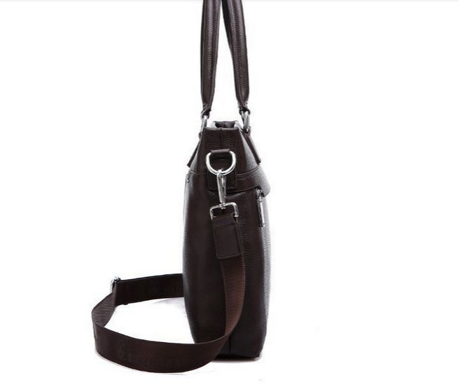 กระเป๋าถือผู้ชาย สีดำ และ สีน้ำตาล หนังแบบเดียว กับ เบาะรถยนต์ กระเป๋า ใส่เอกสาร ใส่ Note book แบบสวย ดีไซน์เก๋ ทำความสะอาดง่าย 294885