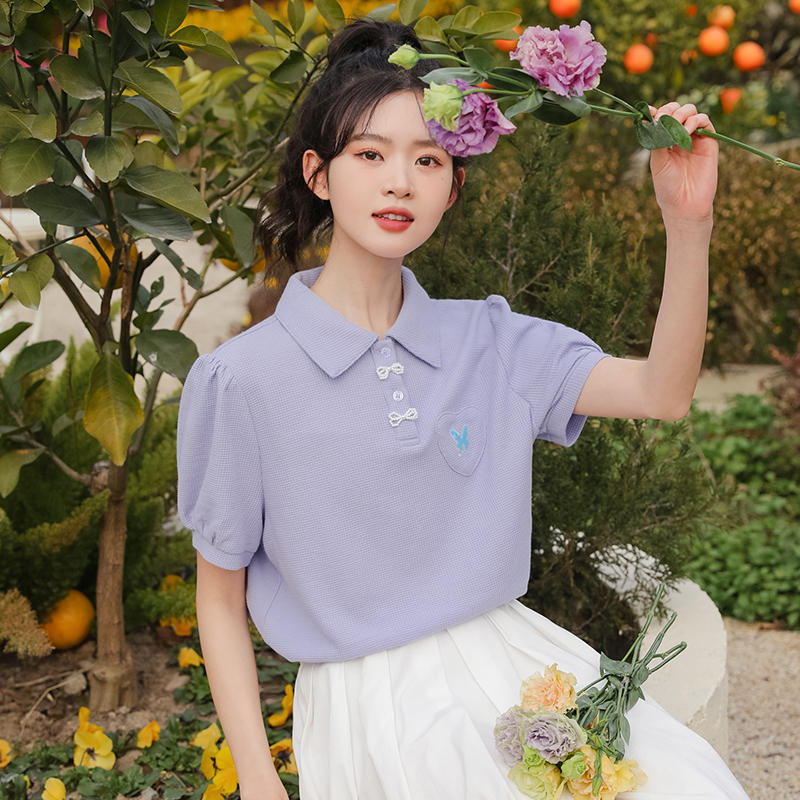 เสื้อผ้าวัยรุ่นเกาหลี เสื้อยืดวัยรุ่นผู้หญิง มีขนาด S M L XL