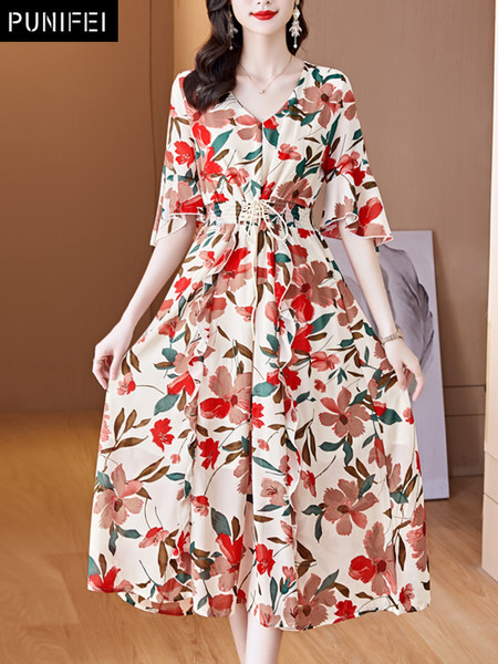 เดรสวัยผู้ใหญ่40-60ปี เดรสคุณแม่ ชุดเดรสทำงานวัยผู้ใหญ่ แบรนด์ MAMA DRESS