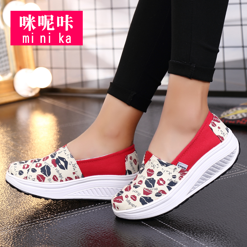 รองเท้าผ้าใบ รองเท้าลำลอง รองเท้าผ้าใบลำลอง รองเท้าแฟชั่นแบบสวม Slipper Shop