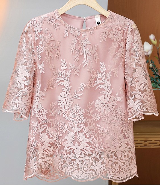 แฟชั่น เสื้อลูกไม้ แบบผู้ใหญ่ วัยกลางคน เสื้อลูกไม้ ลายสวย ใส่ออกงาน แบบไทย ๆ งานแต่งงาน งานบุญต่าง ๆ 226507