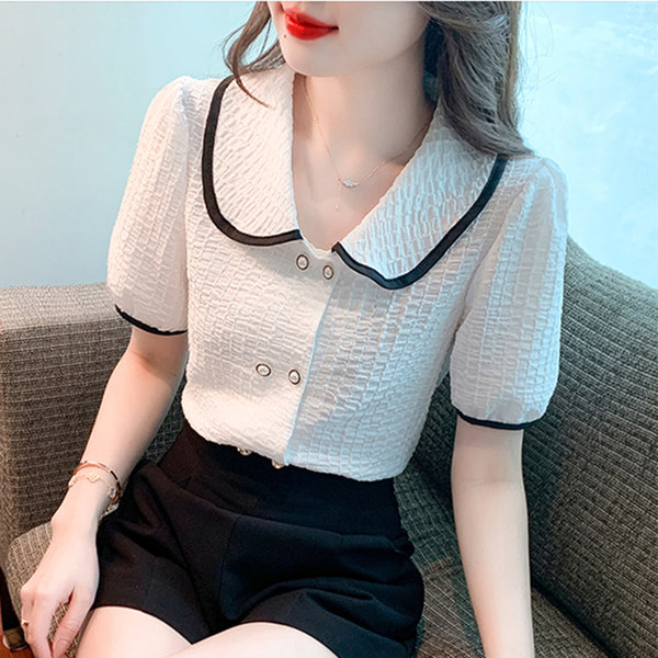 เสื้อชีฟองเกาหลี เสื้อชีฟองสวยๆ