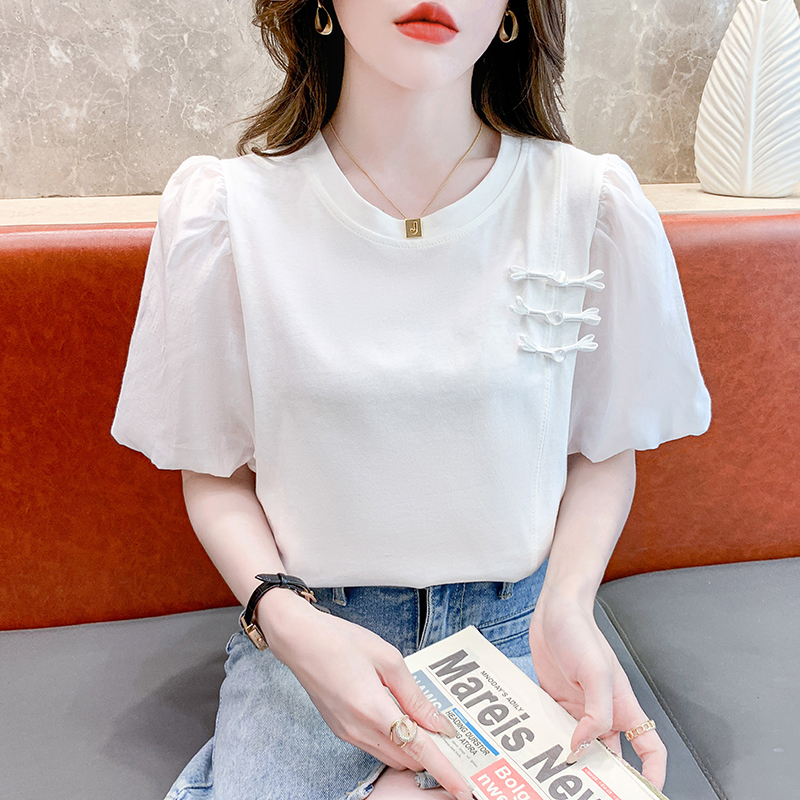 เสื้อผ้าวัยรุ่นเกาหลี เสื้อยืดวัยรุ่นผู้หญิง มีขนาด S M L XL