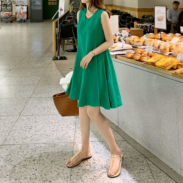 เดรสเกาหลีหลวมๆใส่สบาย By Yiliansu