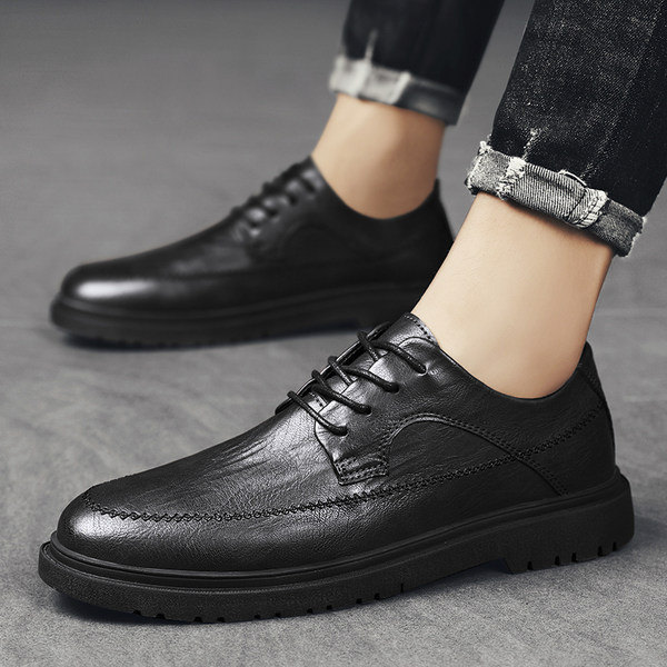 รองเท้าหนังผู้ชาย มีไซส์39-44 รองเท้าโลฟเฟอร์ชาย Slip-On Shoes