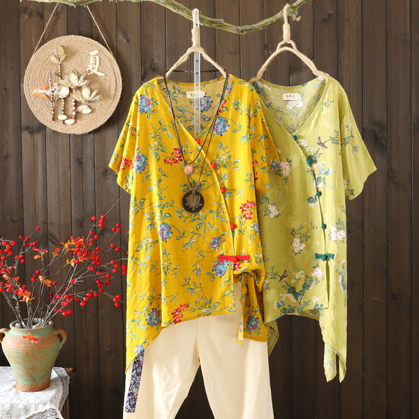 เสื้อลินิน เสื้อผ้าฝ้ายลินิน เสื้อเชิ้ตผ้าลินิน