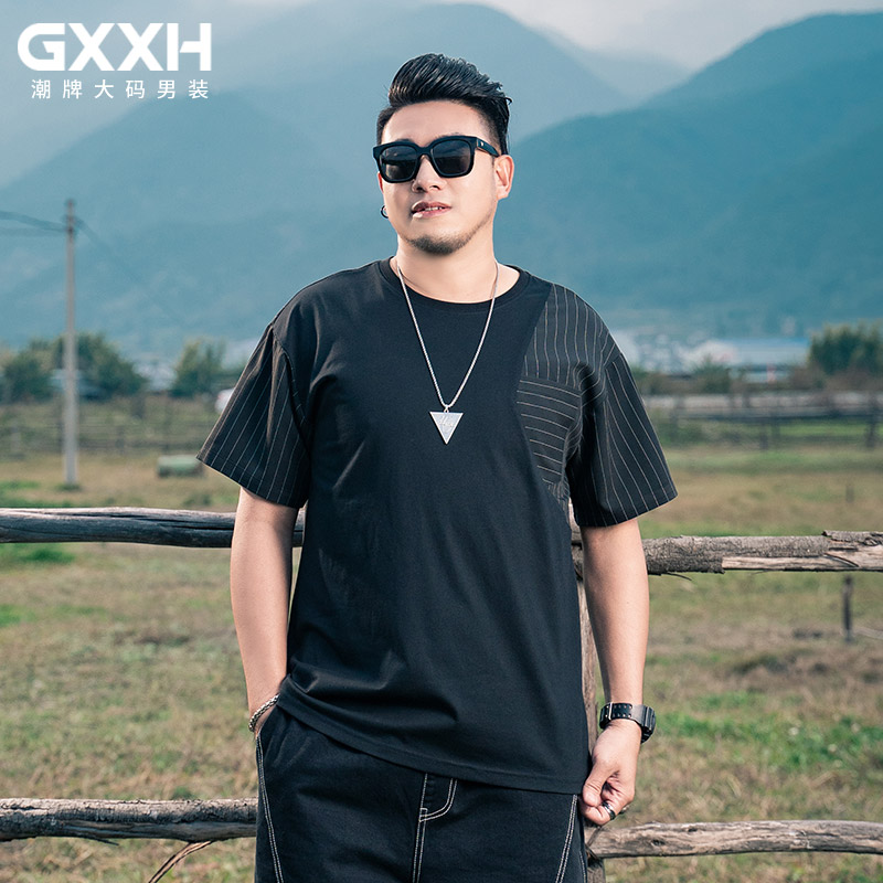 เสื้อยืดผู้ชายอ้วน S-5XL(อกเสื้อ39-51นิ้ว)