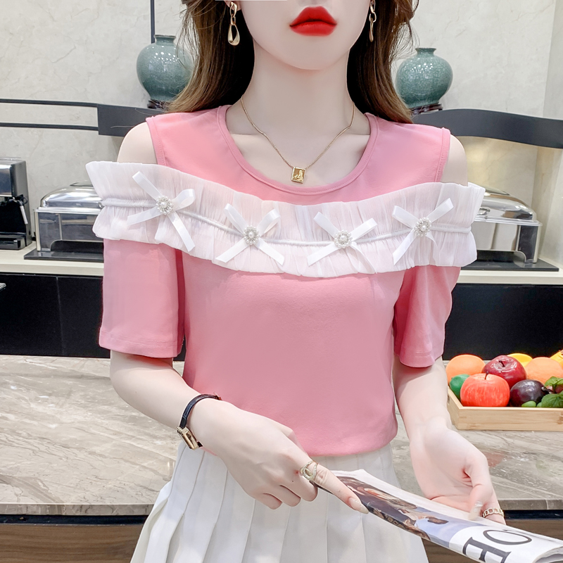 เสื้อผ้าวัยรุ่นเกาหลี เสื้อยืดวัยรุ่นผู้หญิง มีขนาด S M L XL