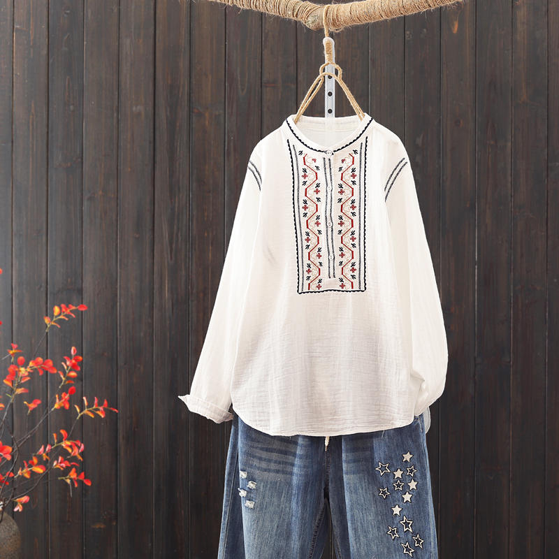 แบบเสื้อสวยๆ เสื้อผ้าฝ้ายลินิน เสื้อเชิ้ตผ้าลินิน