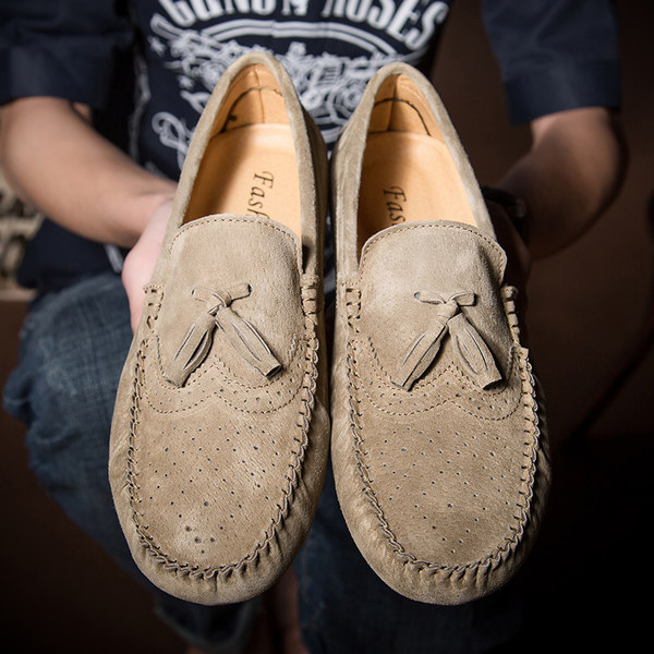 รองเท้าหนังผู้ชาย มีไซส์39-44 รองเท้าโลฟเฟอร์ชาย Slip-On Shoes