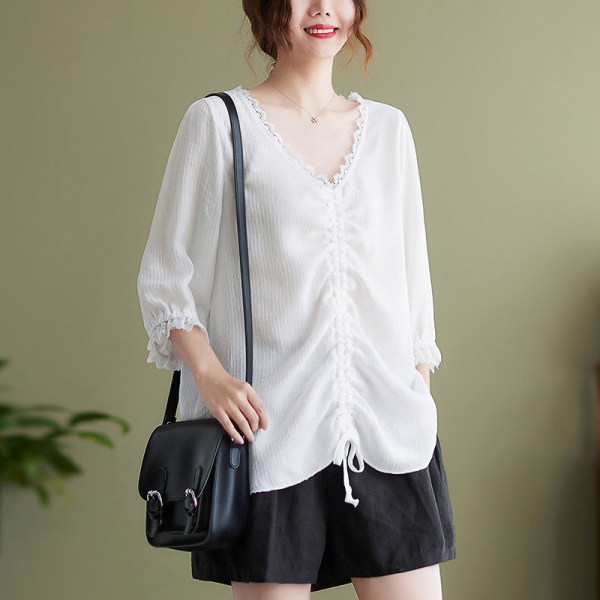 เสื้อลินิน แบบเสื้อสวยๆ เสื้อผ้าฝ้ายลินิน เสื้อเชิ้ตผ้าลินิน BY LININ