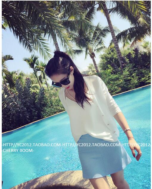 เสื้อสายเดี่ยวสุด sexy แต่งสายโชว์หลัง ผ้าชีฟอง 2 ชั้น