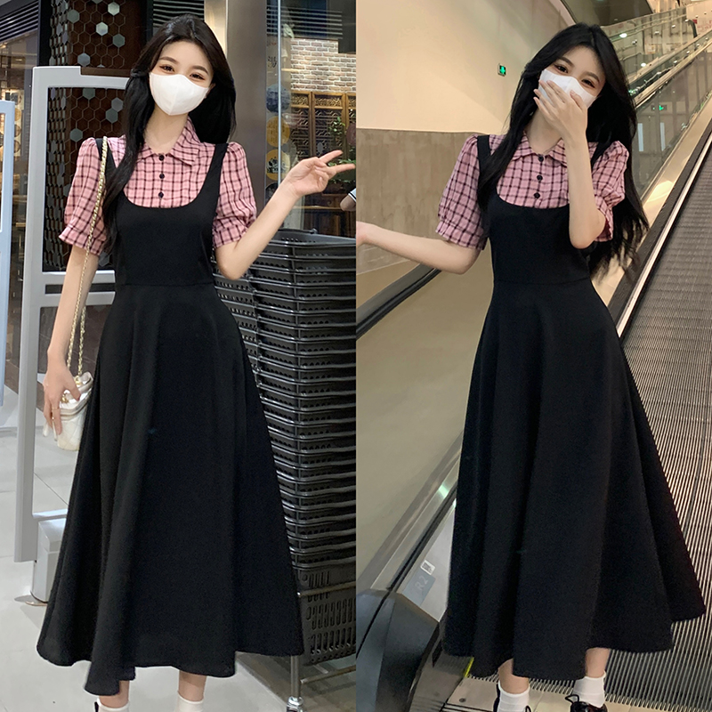 เดรสแขนสั้น มีไซส์ L-4XLอก 38-47 นิ้ว ใส่ได้ทั้งสาวหุ่นดีน่ารักจนถึงสาวอวบพลัสไซส์ จัดส่งฟรี! ทักแชทสั่งซื้อ
