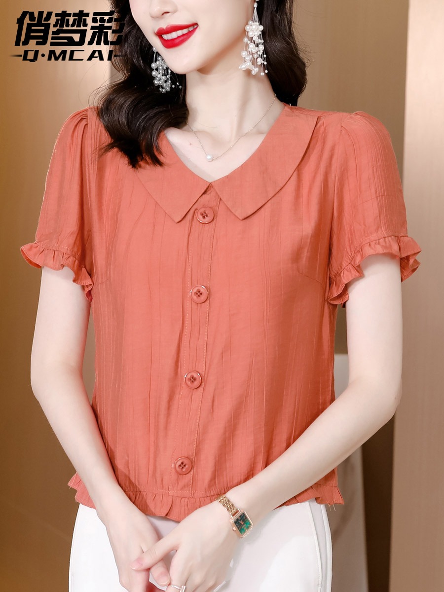 เสื้อชีฟอง เสื้อแฟชั่นสุภาพสตรีวัยผู้ใหญ่ มีไซต์ อก34นิ้ว-43นิ้ว