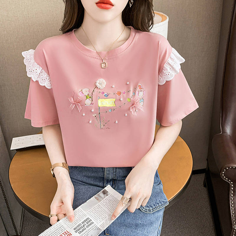 เสื้อยืดวัยรุ่นน่ารักๆ เสื้อวัยรุ่นแขนสั้น เสื้อผ้าวัยรุ่นเกาหลี แบรนด์ Wiyike