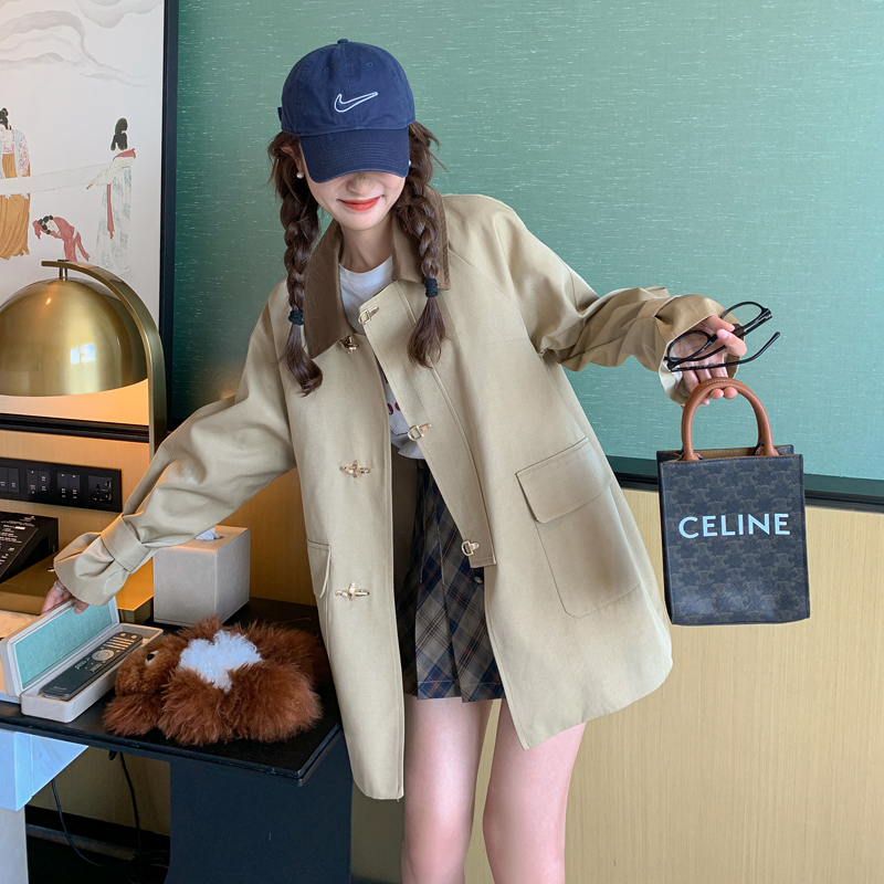 เสื้อโค้ท เสื้อโค้ทกันหนาว เสื้อโค้ทใส่เที่ยวต่างประเทศ ยี่ห้อ: Qianziqian