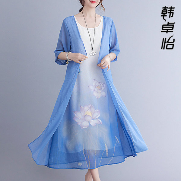 เดรสวัยผู้ใหญ่40-60ปี เดรสคุณแม่ ชุดเดรสทำงานวัยผู้ใหญ่ แบรนด์ MAMA DRESS