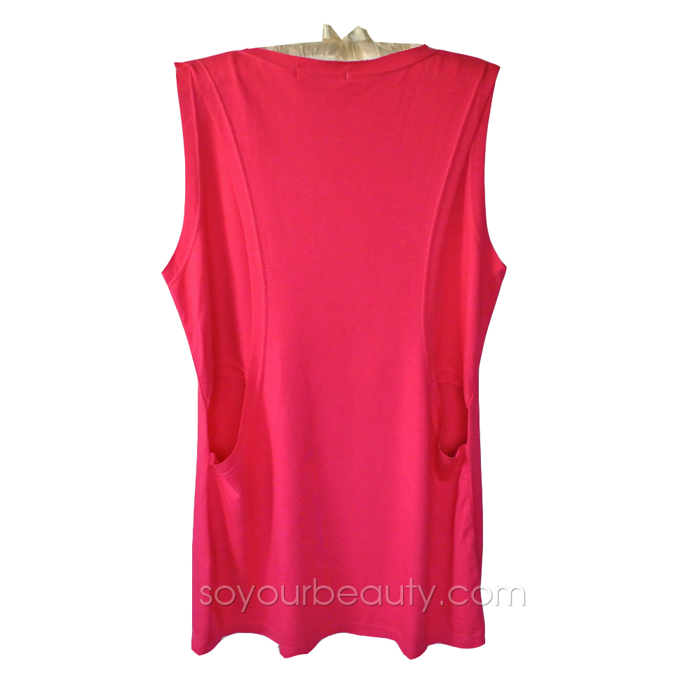 เสื้อผ้าแฟชั่น เสื้อยืดแขนกุด เรย่อน