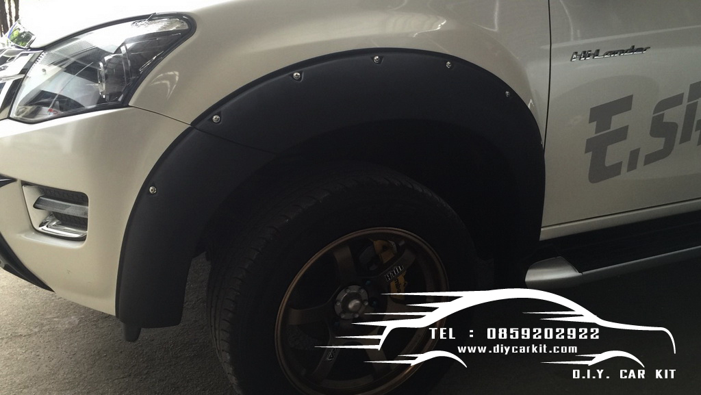 คิ้วล้อมีหมุด V.2 (รุ่นยกสูง) All New D-MAX ปี 12-15