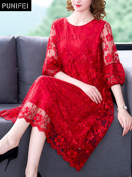 เดรสวัยผู้ใหญ่40-60ปี เดรสคุณแม่ ชุดเดรสทำงานวัยผู้ใหญ่ แบรนด์ MAMA DRESS