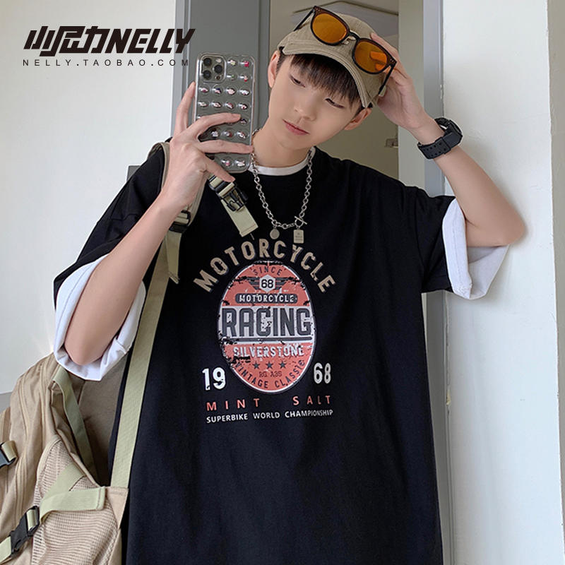 เสื้อยืดคอกลม ผู้ชาย เสื้อยืดผู้ชายเกาหลี เสื้อยืดเกาหลี แบรนด์ NELLY