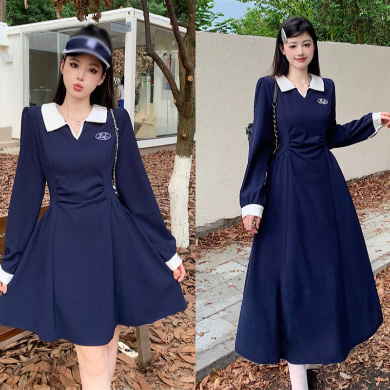 เดรสสาวอวบ มีไซส์ L-4XLอกเสื้อ 38-47 นิ้ว ใส่ได้ทั้งสาวหุ่นดีน่ารักจนถึงสาวอวบพลัสไซส์ จัดส่งฟรี! ทักแชทสั่งซื้อ