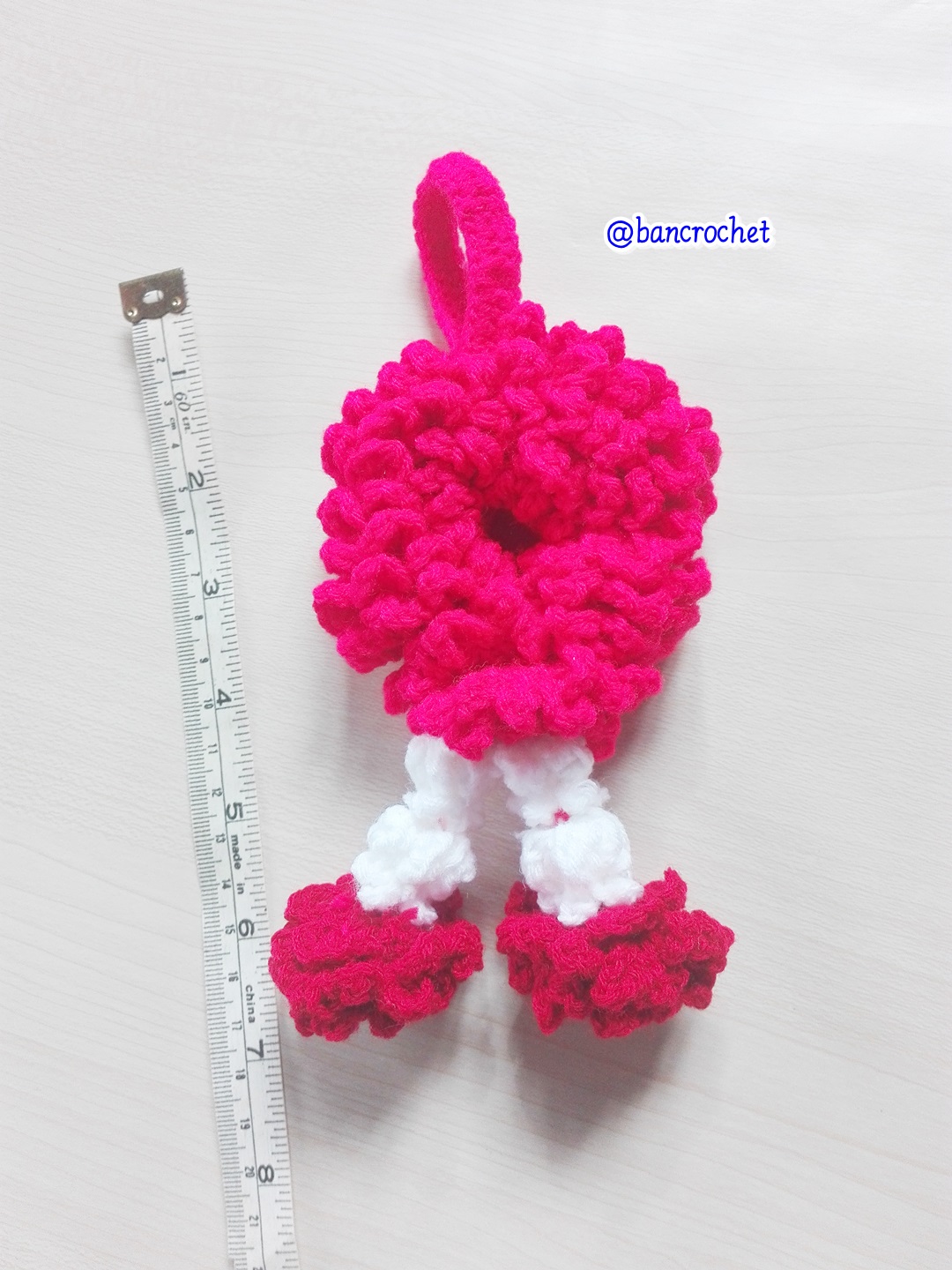 Bancrochet พวงมาลัยถักโครเชต์ Crochet Thai Garland หลากสี 6*5*4 inch