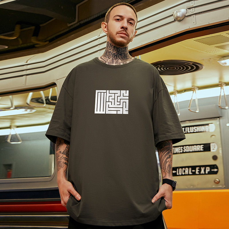เสื้อยืดผู้ชายอ้วน S-5XL(อกเสื้อ39-51นิ้ว)