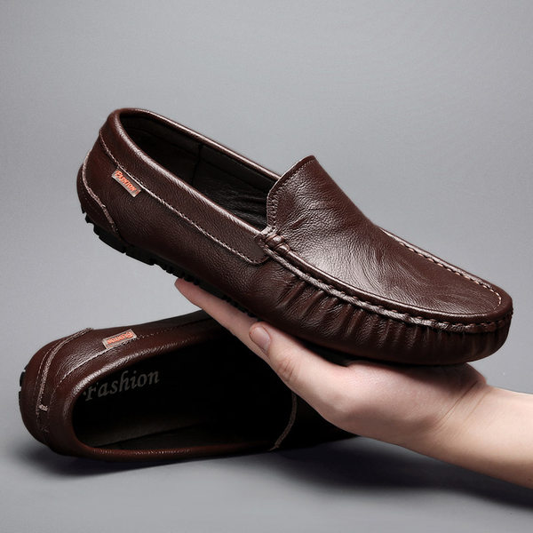 รองเท้าหนังผู้ชาย มีไซส์39-44 รองเท้าโลฟเฟอร์ชาย Slip-On Shoes