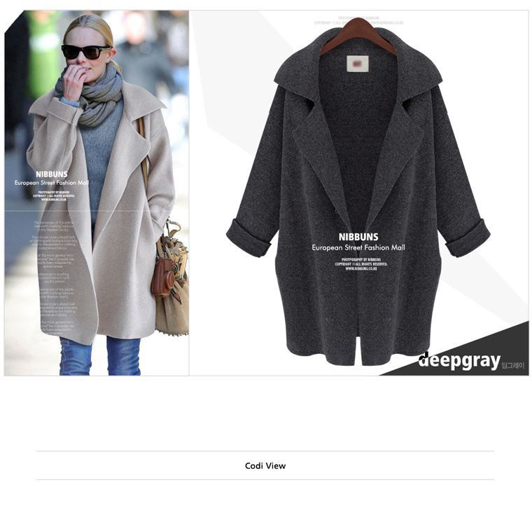 เสื้อคลุม สไตล์ยุโรป ผ้าทอเนื้อหยาบ พร้อมส่ง แบบเก๋ ใส่ได้ทุกโอกาส freesize