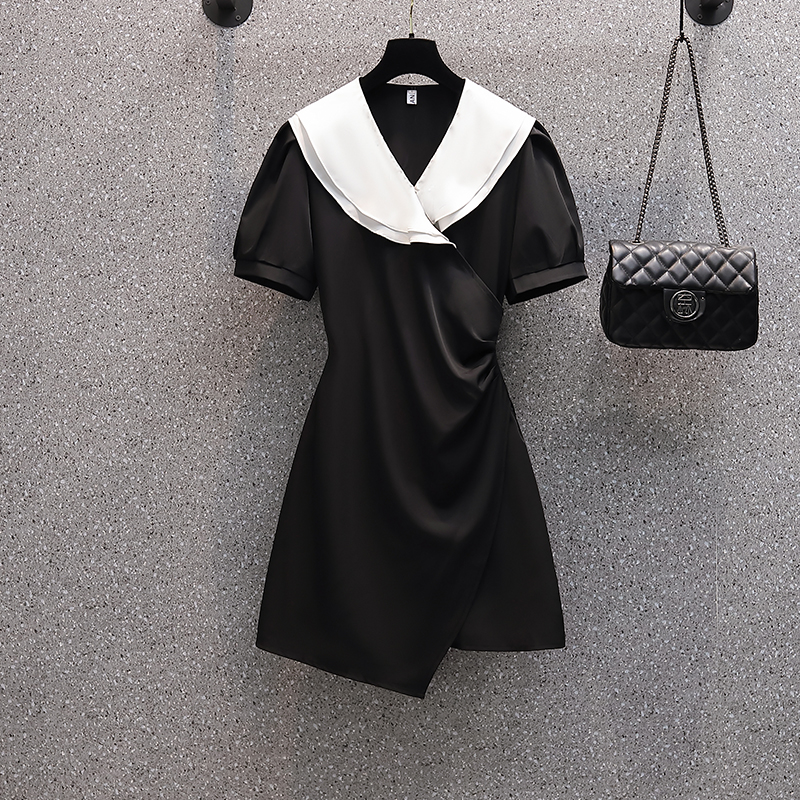 เดรสคนอ้วน เดรสสาวอวบ ชุดเดรสคนอ้วนวัยรุ่น BY PLUS SIZE Girl