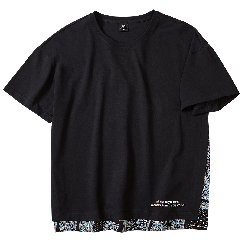 เสื้อยืดผู้ชายอ้วน S-5XL(อกเสื้อ39-51นิ้ว)