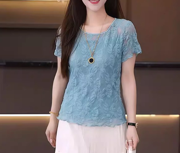 เสื้อผู้หญิง เสื้อลูกไม้ ใส่สวย แบบผู้ใหญ่ ใส่ออกงานบุญ งานบวช งานแต่งงาน เสื้อลูกไม้แบบยอดนิยม 288480