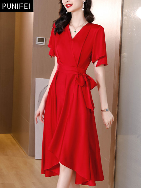 เดรสวัยผู้ใหญ่40-60ปี เดรสคุณแม่ ชุดเดรสทำงานวัยผู้ใหญ่ แบรนด์ MAMA DRESS