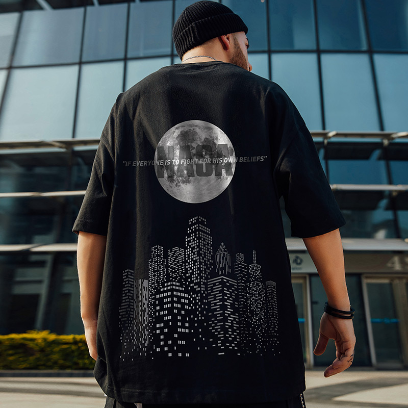 เสื้อยืดผู้ชายอ้วน S-5XL(อกเสื้อ39-51นิ้ว)