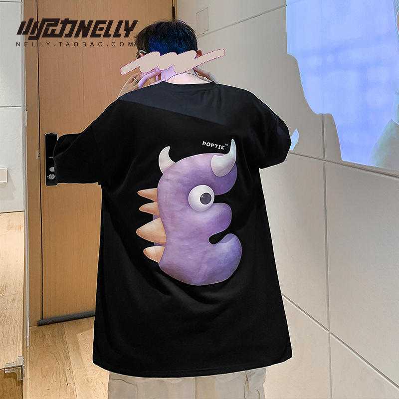 เสื้อยืดคอกลม ผู้ชาย เสื้อยืดผู้ชายเกาหลี เสื้อยืดเกาหลี แบรนด์ NELLY