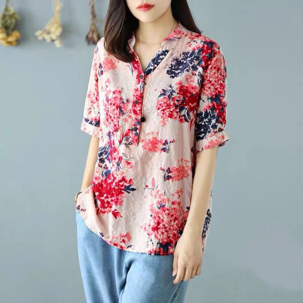 เสื้อลินิน แบบเสื้อสวยๆ เสื้อผ้าฝ้ายลินิน เสื้อเชิ้ตผ้าลินิน BY LININ