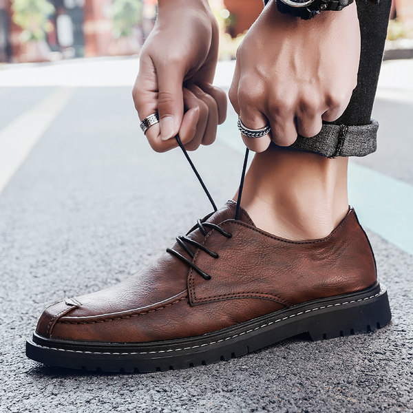 รองเท้าหนังผู้ชาย มีไซส์39-44 รองเท้าโลฟเฟอร์ชาย Slip-On Shoes