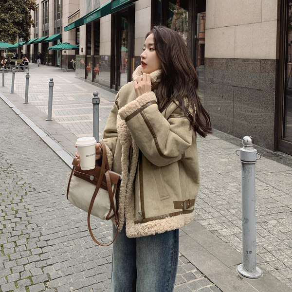 เสื้อโค้ท เสื้อโค้ทกันหนาว เสื้อโค้ทใส่เที่ยวต่างประเทศ ยี่ห้อ: Qianziqian