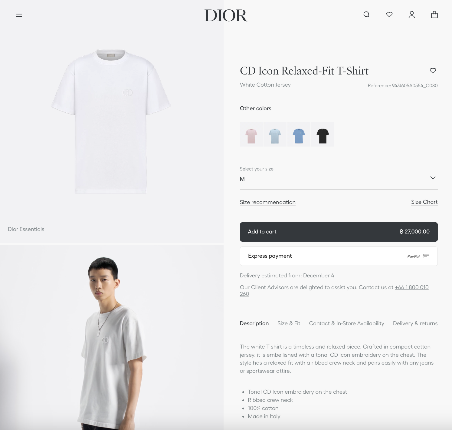 Dior White CD Icon Relaxed-Fit T-Shirt
