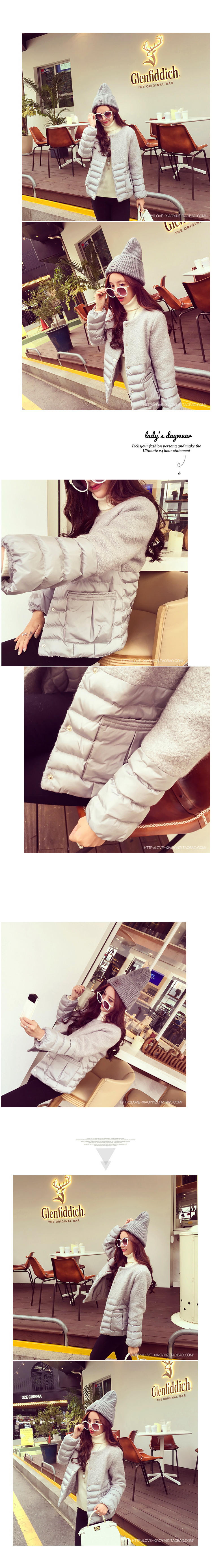 เสื้อกันหนาว ผ้าวูลผสม เนื้อไม่หนา บุซับในกันลมอย่างดี ช่วงล่างแต่งด้วยผ้่ร่มบุนวม ทรงสั้น น่ารักมากๆ พร้อมส่งเลยจ้า