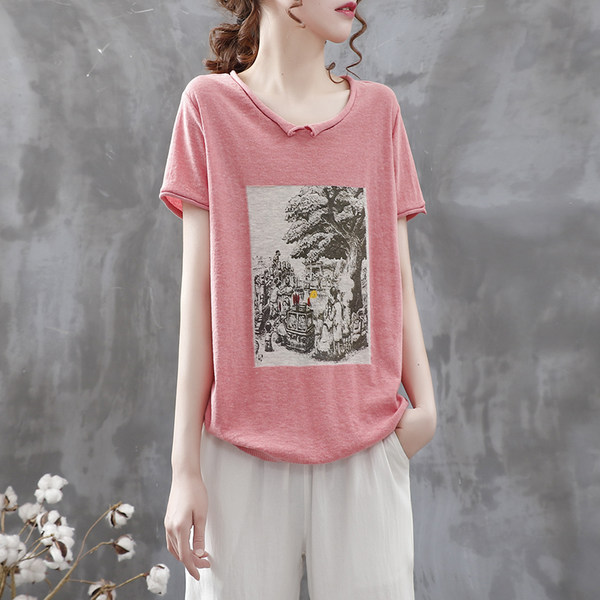 เสื้อยืดวินเทจ ฟรีไซส์อกเสื้อประมาณ 38-42
