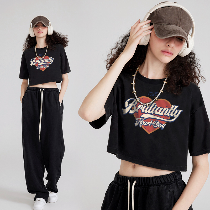 เสื้อผ้าวัยรุ่นเกาหลี เสื้อยืดวัยรุ่นผู้หญิง มีขนาด S M L XL