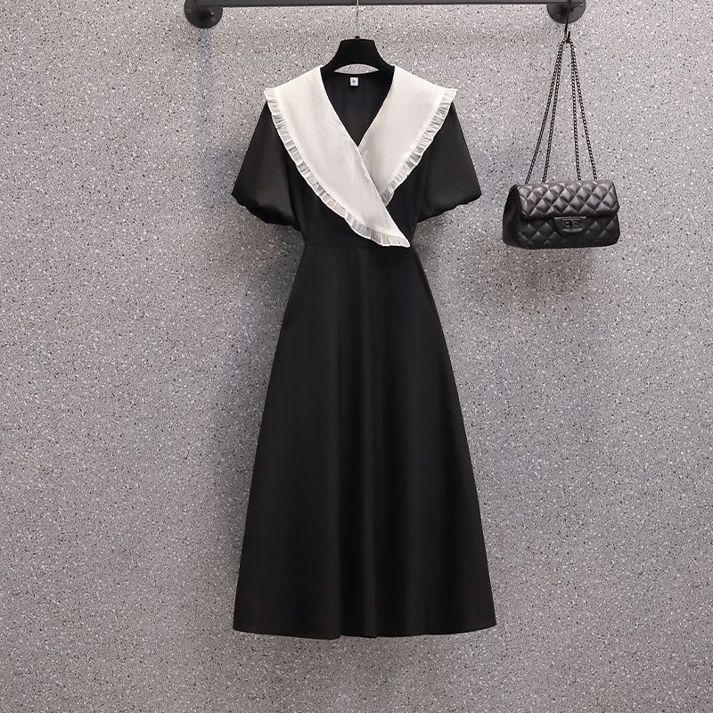 เดรสคนอ้วน เดรสสาวอวบ ชุดเดรสคนอ้วนวัยรุ่น BY PLUS SIZE Girl