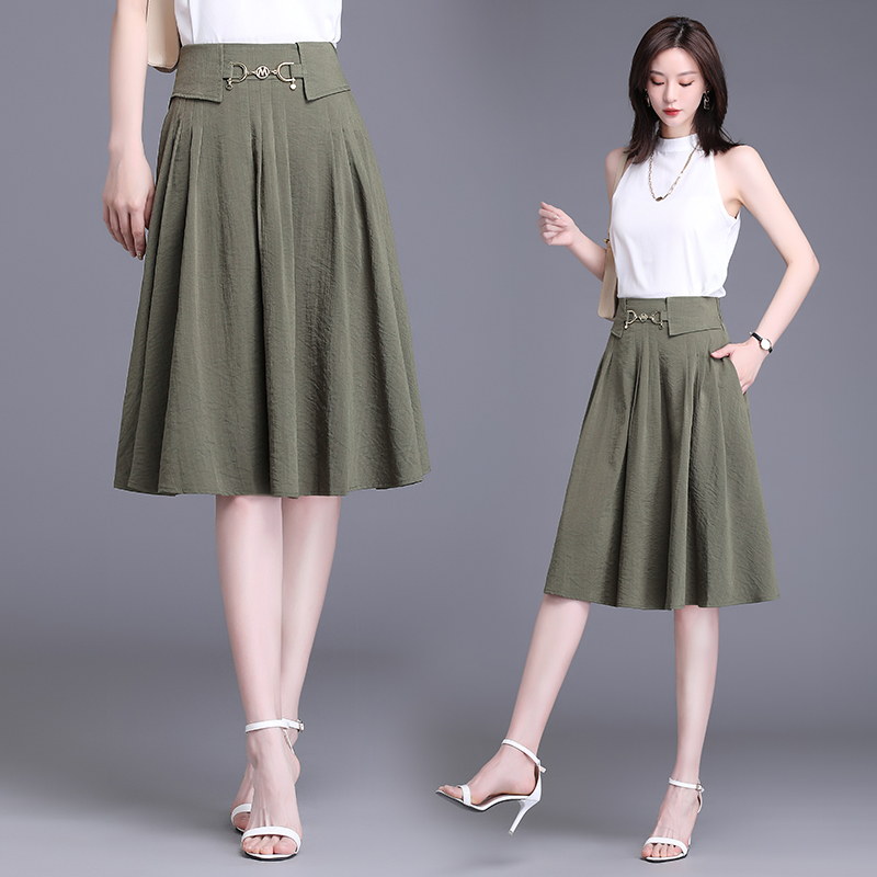 กระโปรงยาว กระโปรงยาวทรงเอ กระโปรงทำงาน