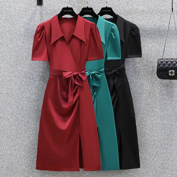 เดรสคนอ้วน เดรสสาวอวบ ชุดเดรสคนอ้วนวัยรุ่น BY PLUS SIZE Girl