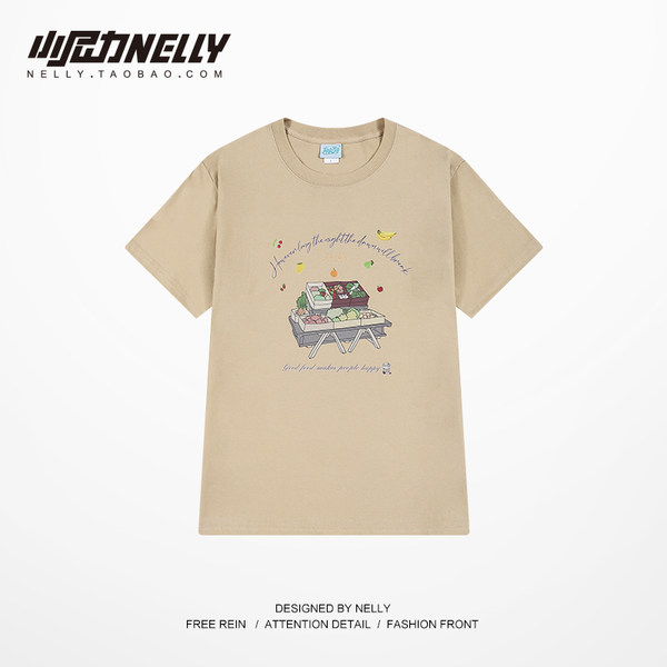 เสื้อยืดคอกลม ผู้ชาย เสื้อยืดผู้ชายเกาหลี เสื้อยืดเกาหลี แบรนด์ NELLY