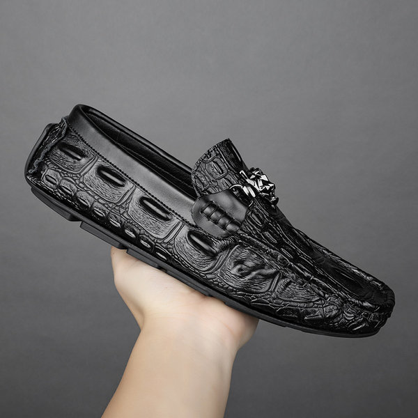 รองเท้าหนังผู้ชาย มีไซส์39-44 รองเท้าโลฟเฟอร์ชาย Slip-On Shoes