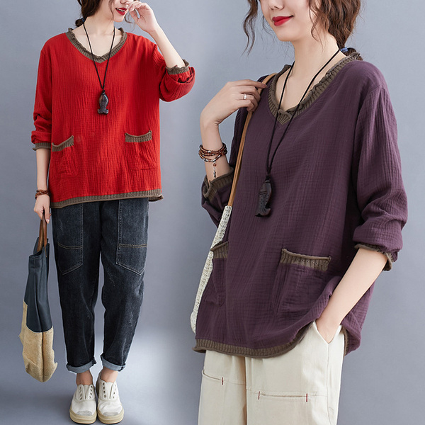 เสื้อเชิ้ตผ้าฝ้ายลินิน