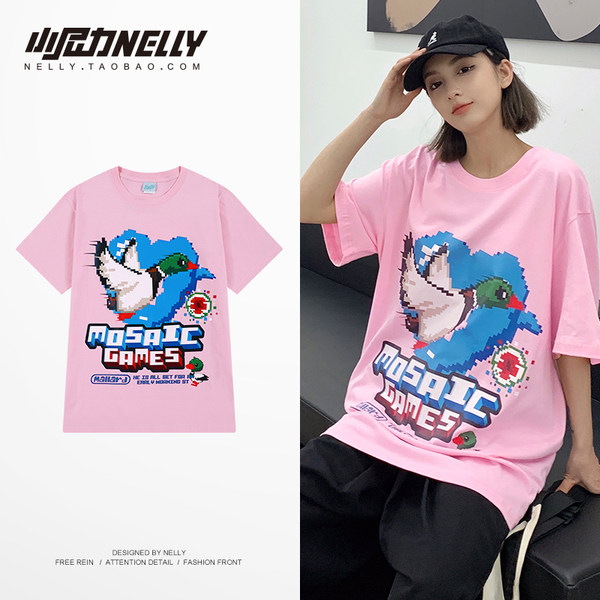 เสื้อยืดคอกลม ผู้ชาย เสื้อยืดผู้ชายเกาหลี เสื้อยืดเกาหลี แบรนด์ NELLY